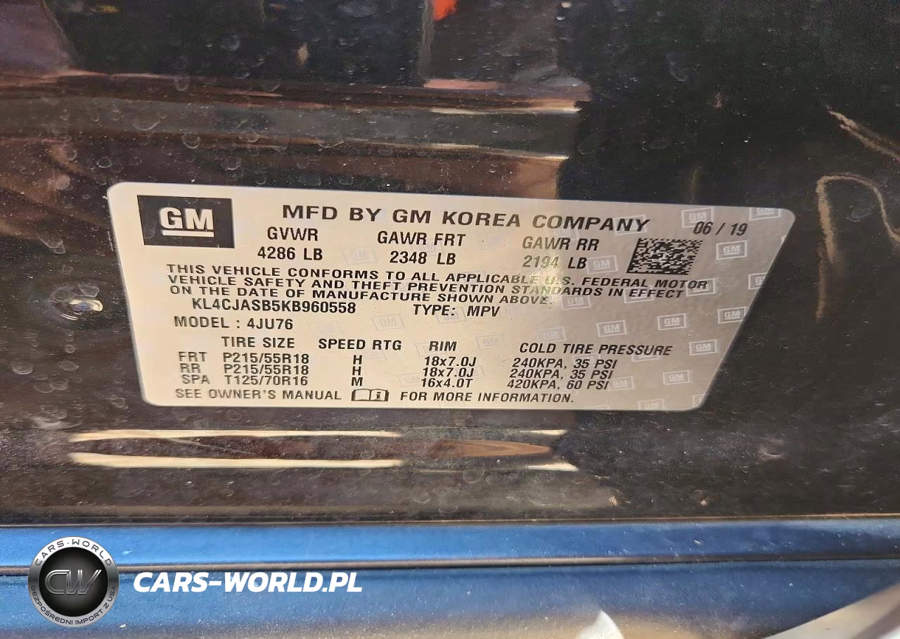 2019 Buick Encore Preferred VIN:KL4CJASB5KB960558 - 12