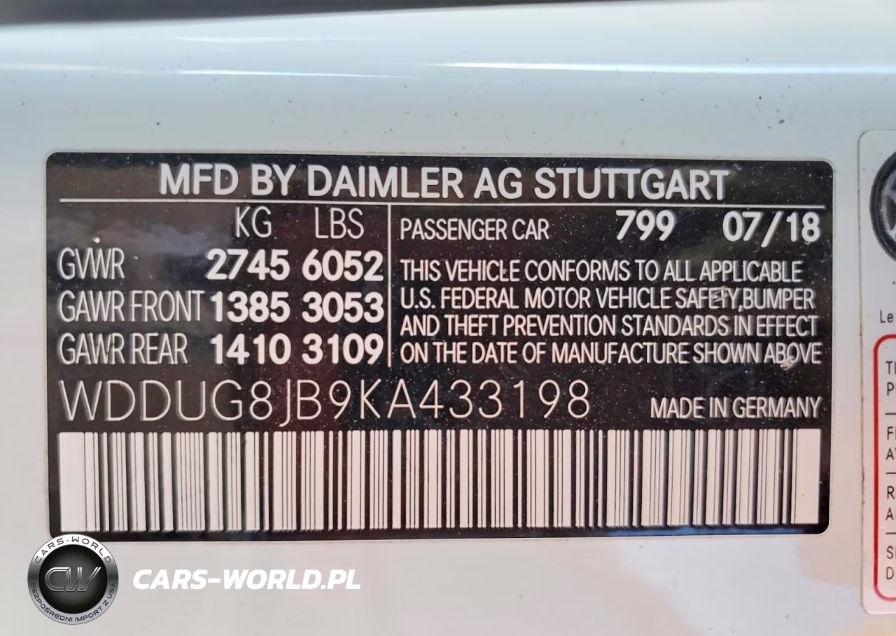 2019 Mercedes-Benz S 63 Amg 4Matic VIN:WDDUG8JB9KA433198 - 13