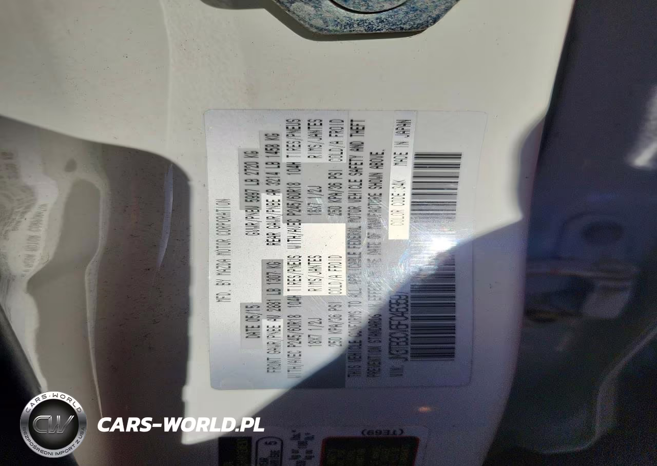 2015 Mazda Cx-9 Touring VIN:JM3TB3CV6F0463597 - 13