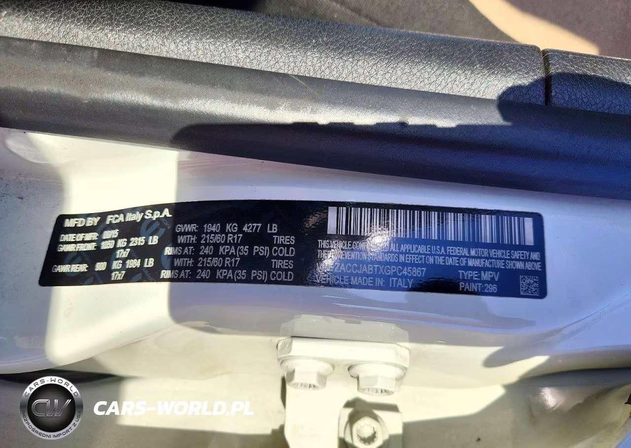 2016 Jeep Renegade Latitude VIN:ZACCJABTXGPC45867 - 13