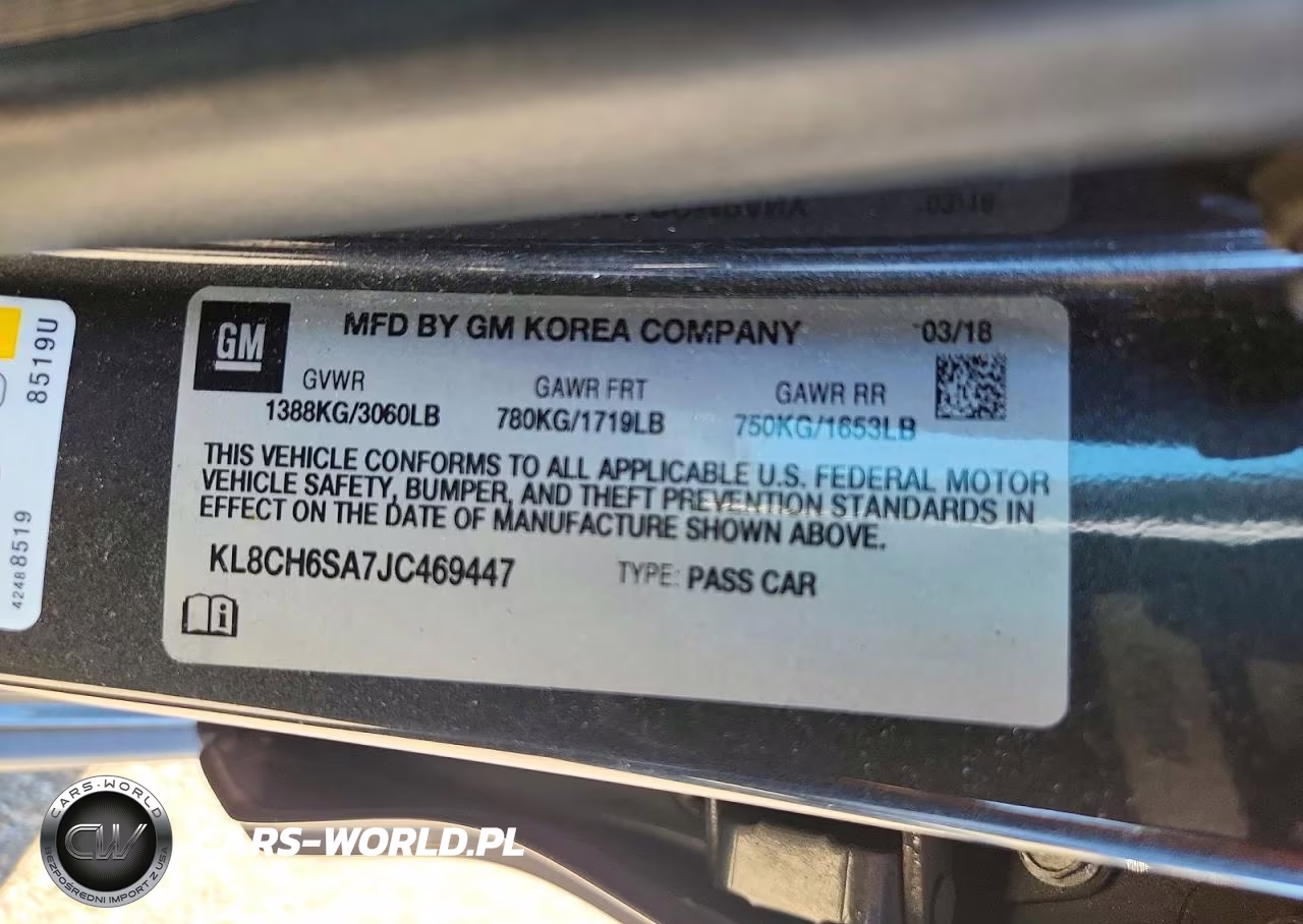 2018 Chevrolet Spark Activ VIN:KL8CH6SA7JC469447 - 12