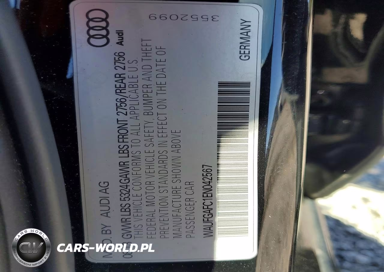 2014 Audi A6 Premium Plus VIN:WAUFGAFC1EN042567 - 12
