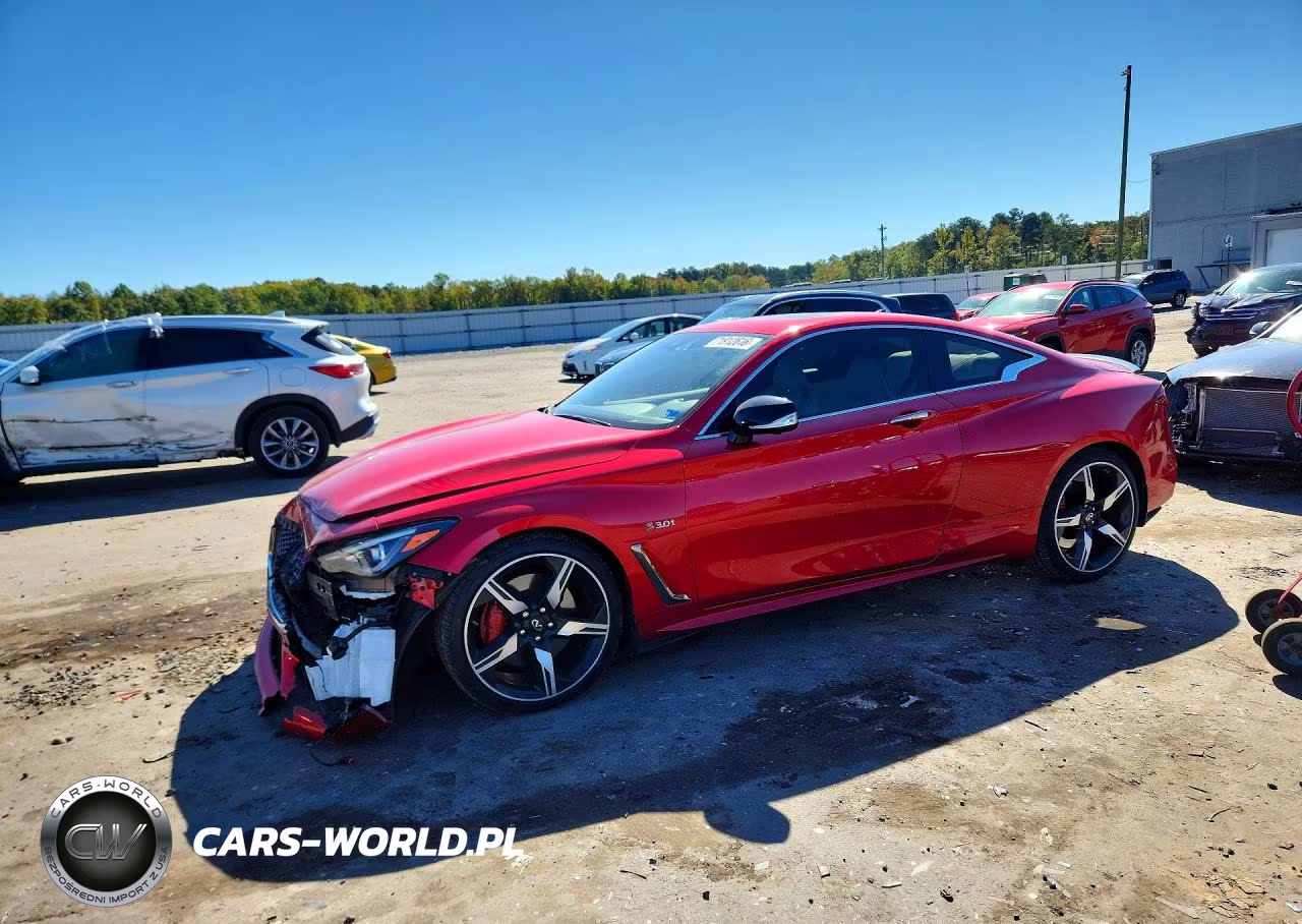2020 Infiniti Q60 Red Sport 400 VIN:JN1FV7EL8LM460269 - 1