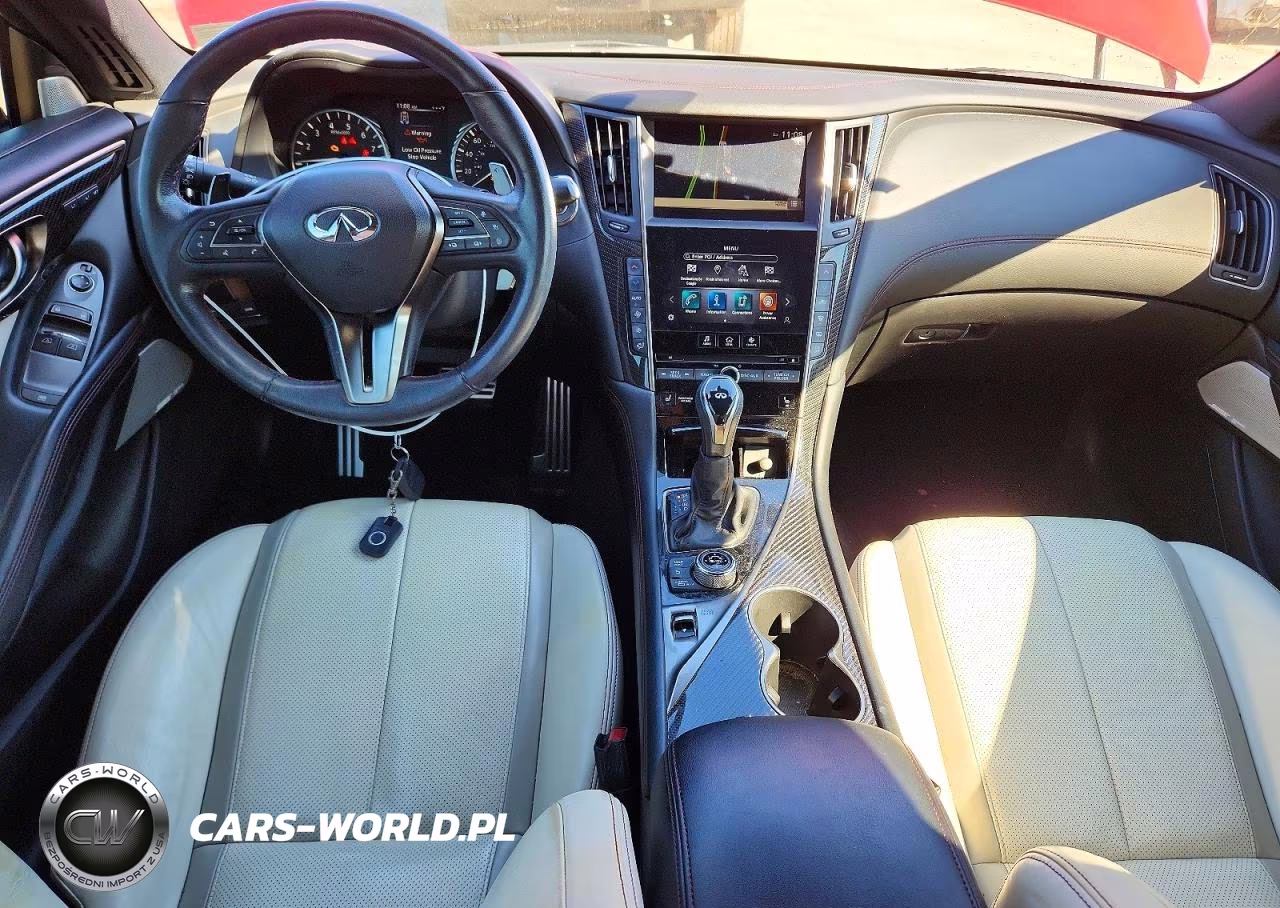 2020 Infiniti Q60 Red Sport 400 VIN:JN1FV7EL8LM460269 - 8