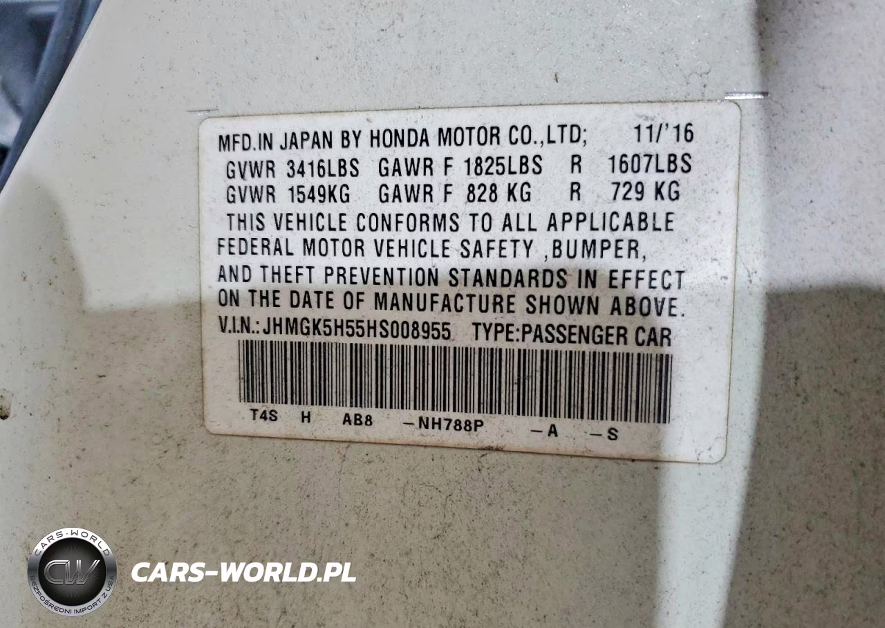 2017 Honda Fit Lx VIN:JHMGK5H55HS008955 - 14