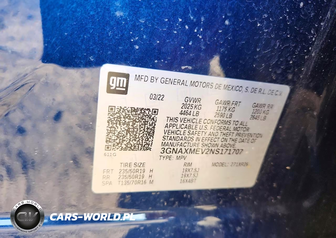 2022 Chevrolet Equinox Rs VIN:3GNAXMEV2NS171707 - 13