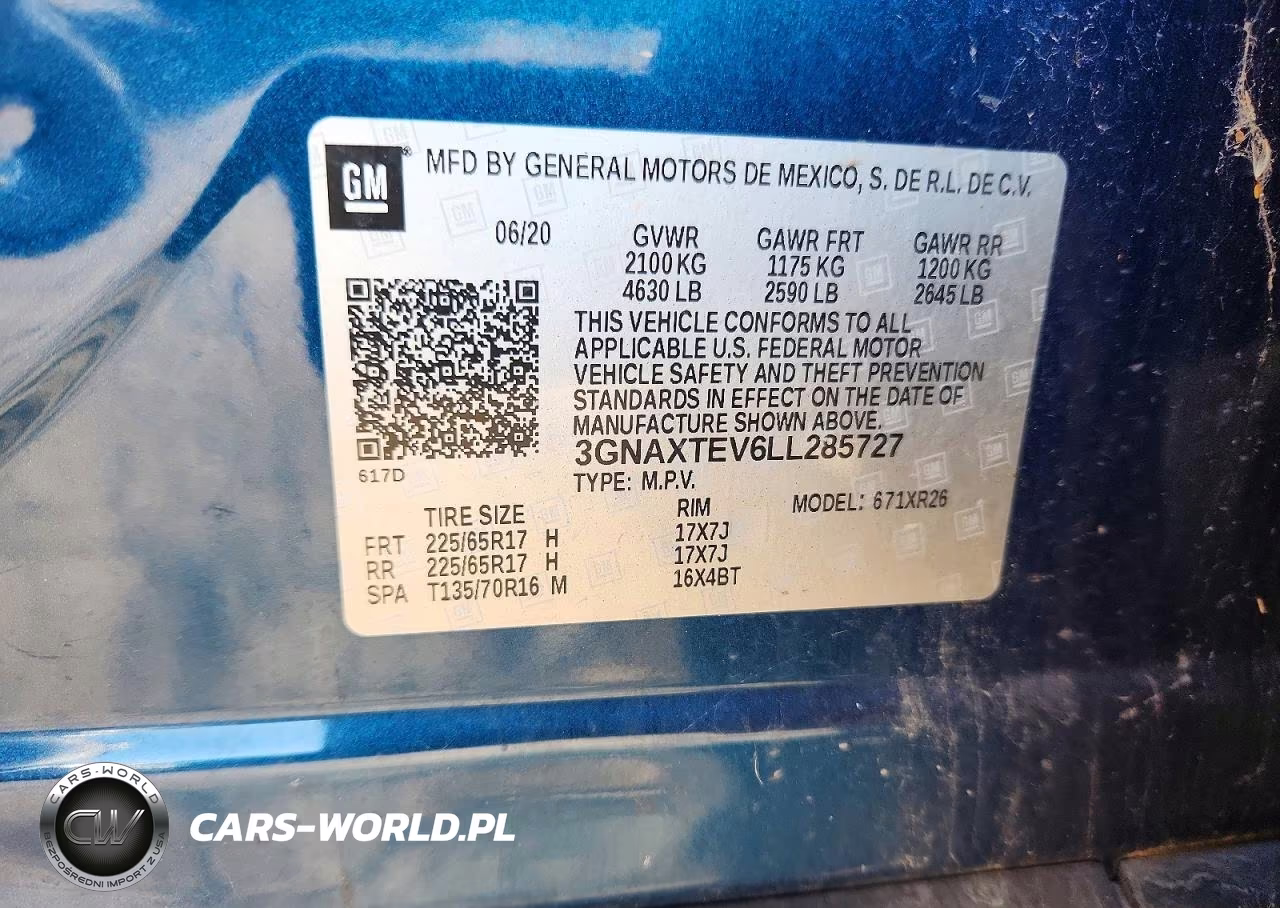 2020 Chevrolet Equinox Lt VIN:3GNAXTEV6LL285727 - 13