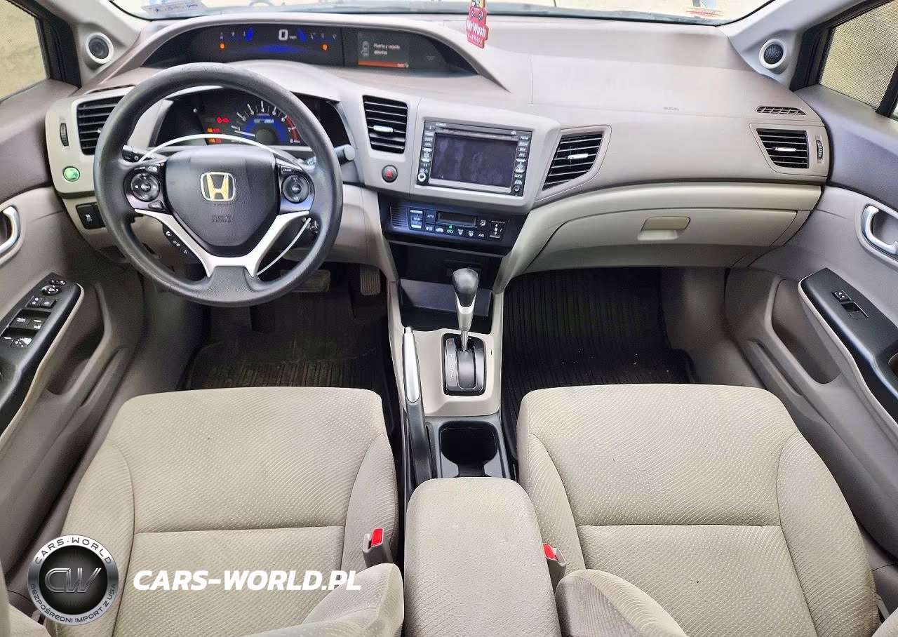 2012 Honda Civic Hybrid VIN:JHMFB4F29CS010425 - 8