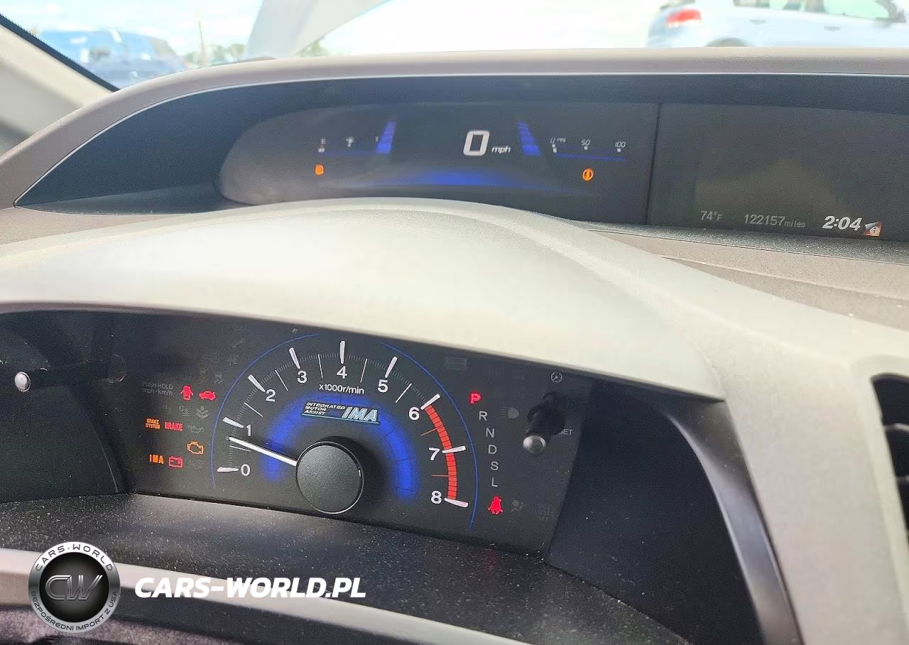 2012 Honda Civic Hybrid VIN:JHMFB4F29CS010425 - 9