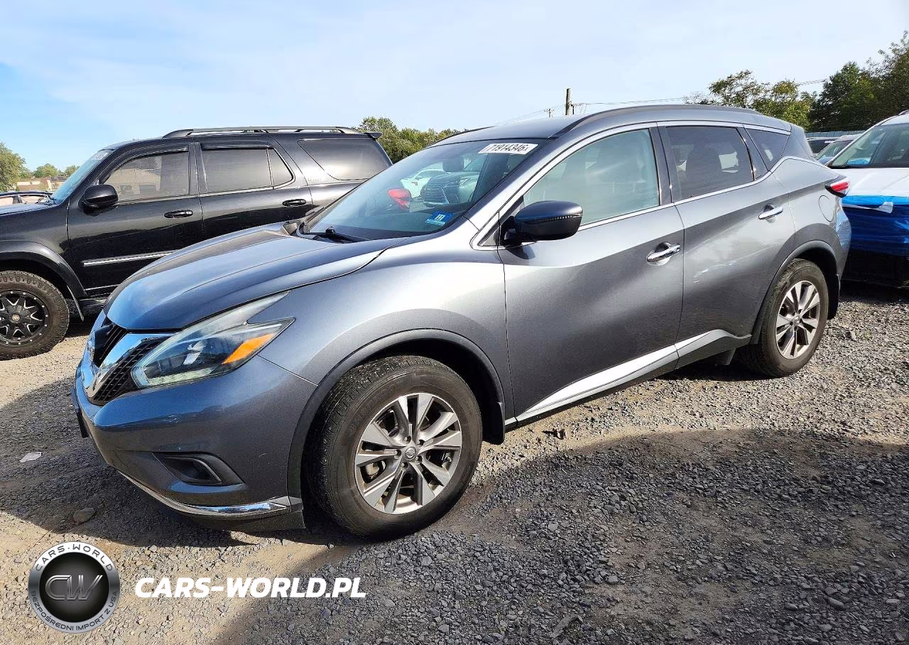 2018 Nissan Murano Sv VIN:5N1AZ2MH2JN163495 - 1