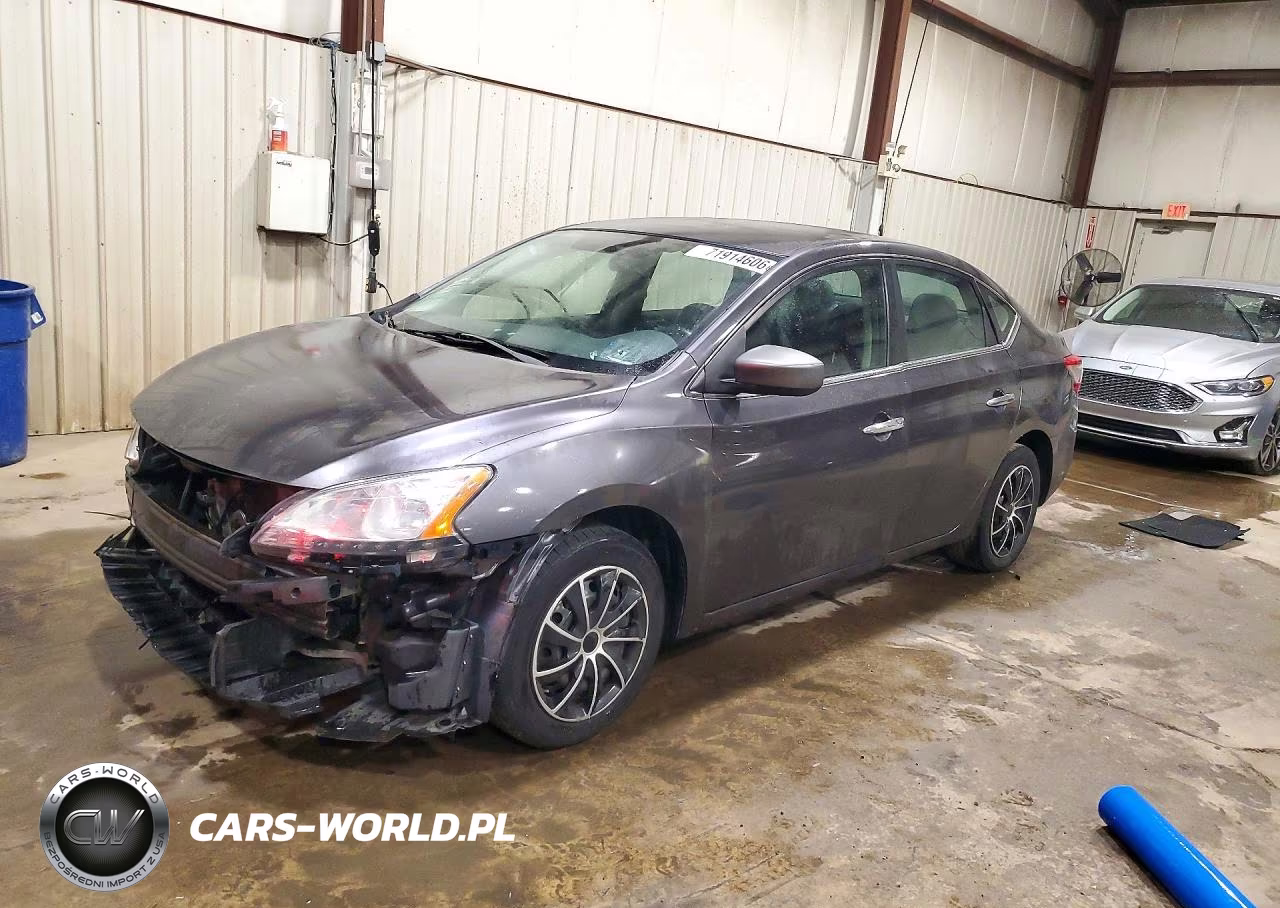 2014 Nissan Sentra Sv VIN:3N1AB7AP6EY228085 - 1