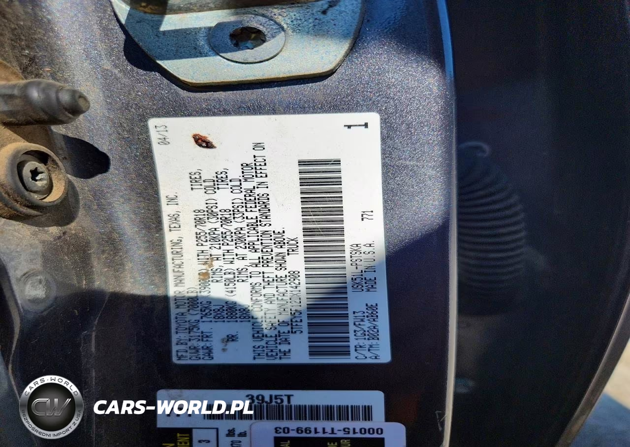 2013 Toyota Tundra Crewmax Sr5 VIN:5TFEY5F12DX142908 - 12