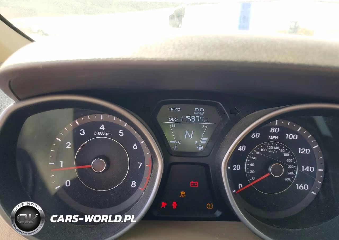 2013 Hyundai Elantra Gls VIN:5NPDH4AE9DH335827 - 9