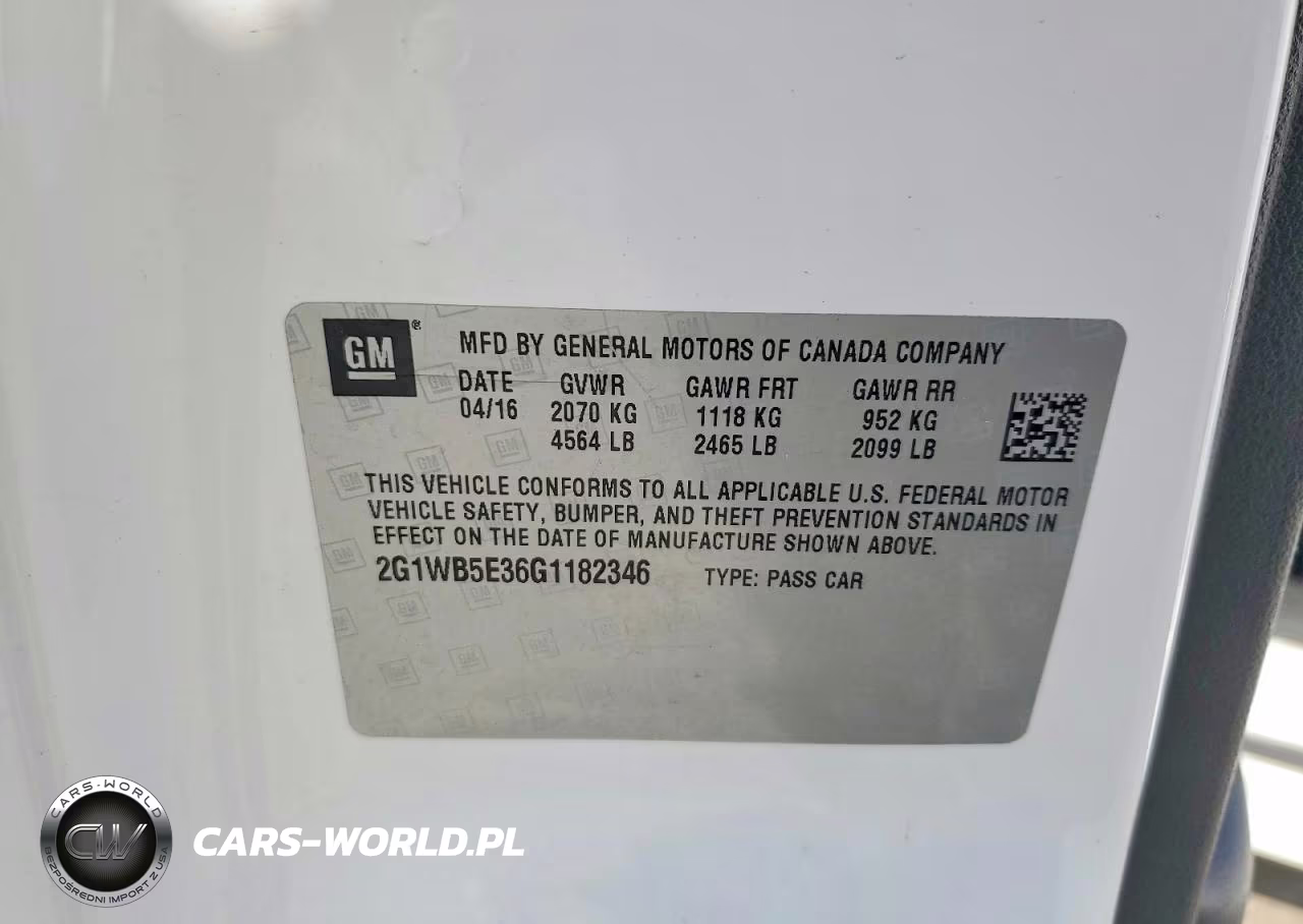 2016 Chevrolet Impala Limited Lt VIN:2G1WB5E36G1182346 - 12
