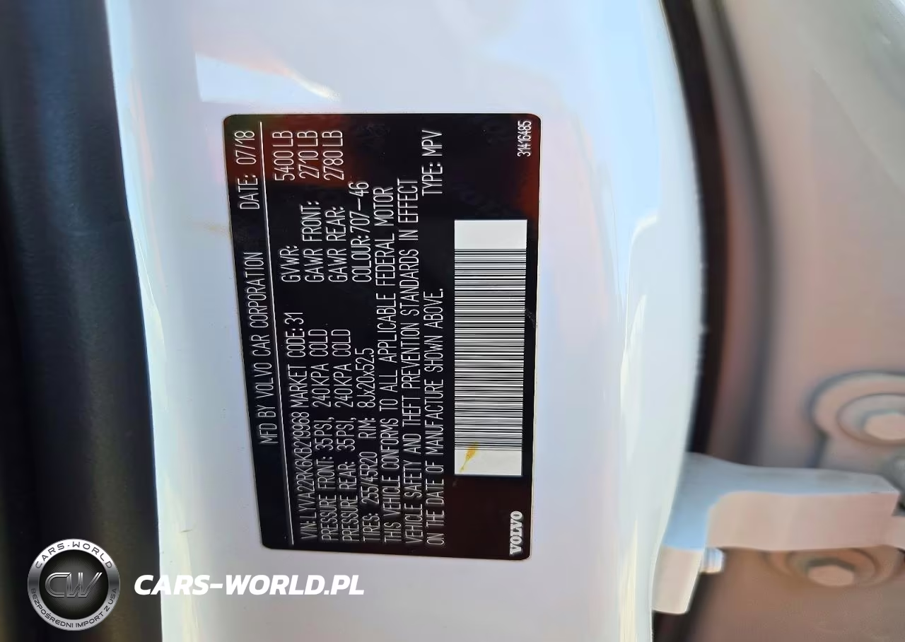 2019 Volvo Xc60 T6 Momentum VIN:LYVA22RK6KB219968 - 13