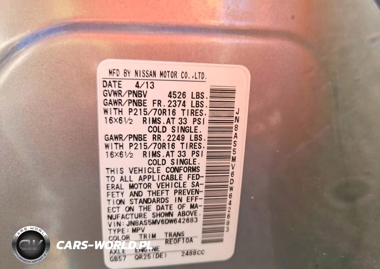 2013 Nissan Rogue S VIN:JN8AS5MV6DW642683 - 12