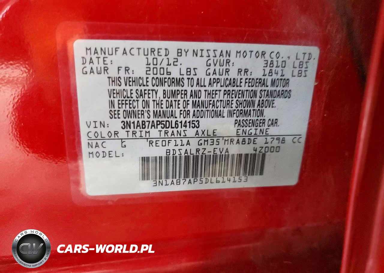 2013 Nissan Sentra S VIN:3N1AB7AP5DL614153 - 12