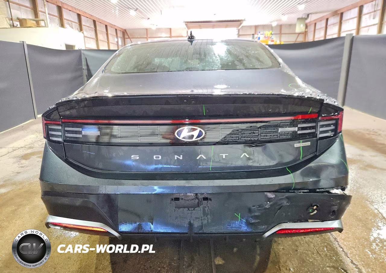 2026 Hyundai Sonata Hybrid Blue VIN:KMHL24JJ6TA158195 - 6