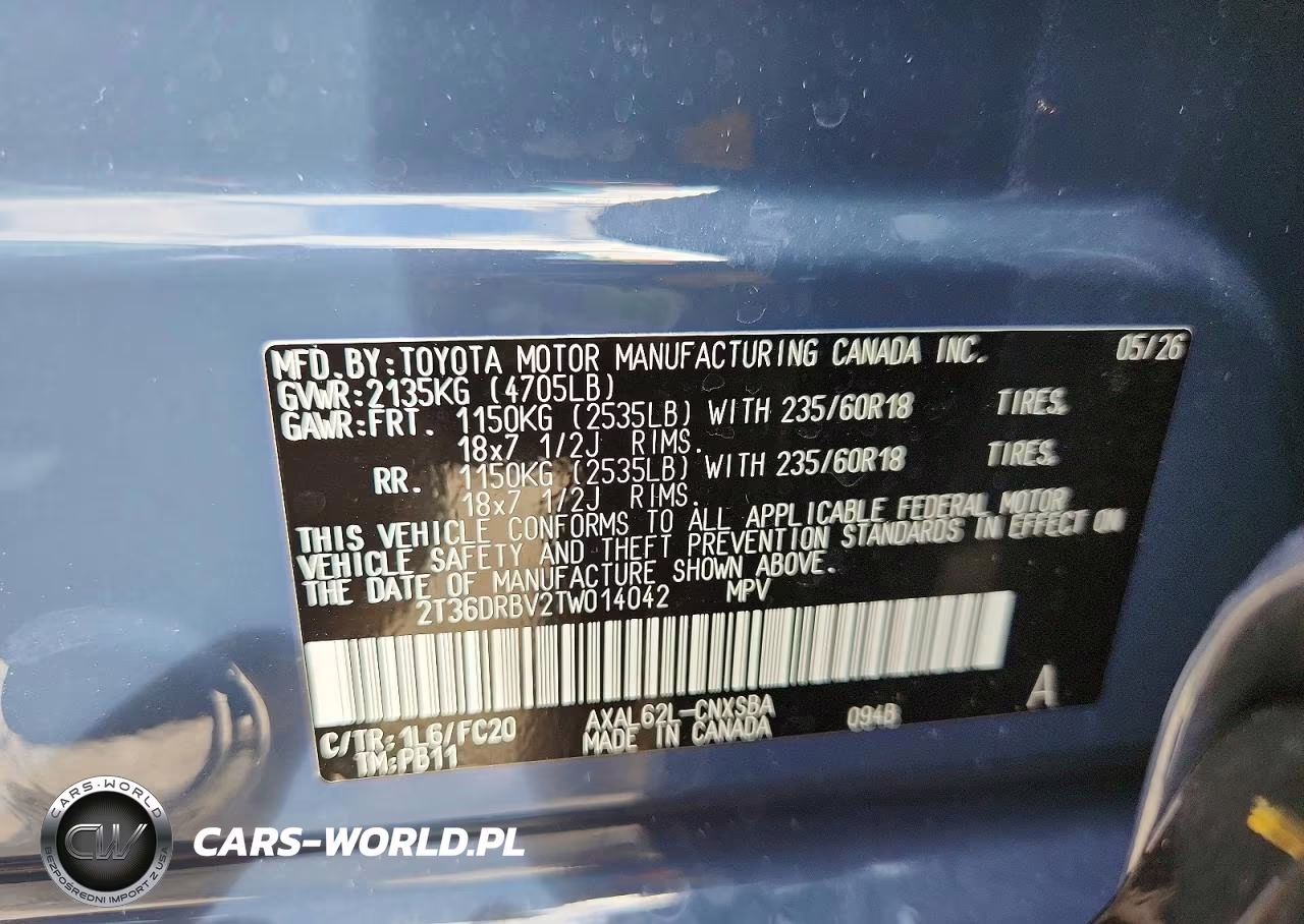 2026 Toyota Rav4 Se VIN:2T36DRBV2TW014042 - 12