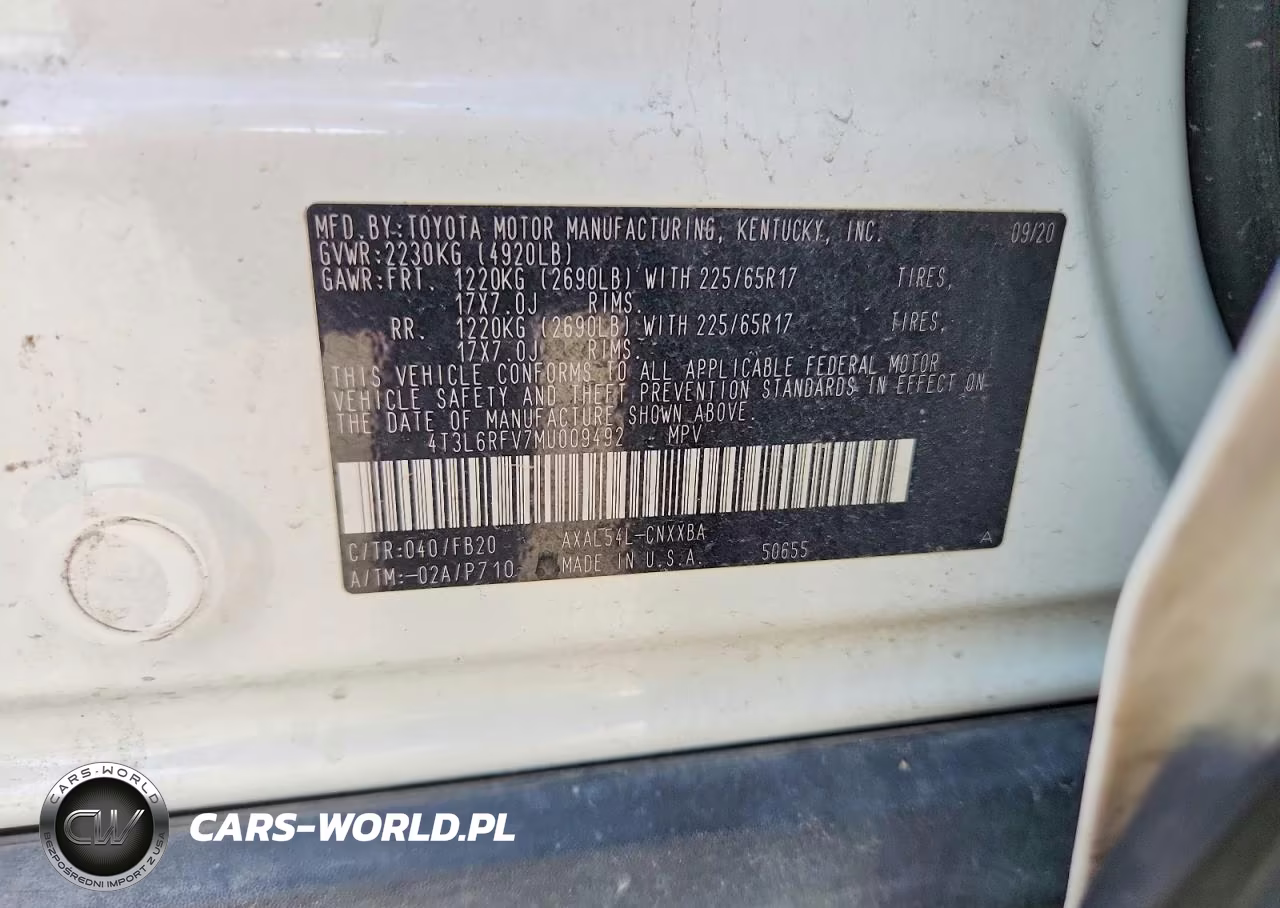 2021 Toyota Rav4 Le VIN:4T3L6RFV7MU009492 - 12