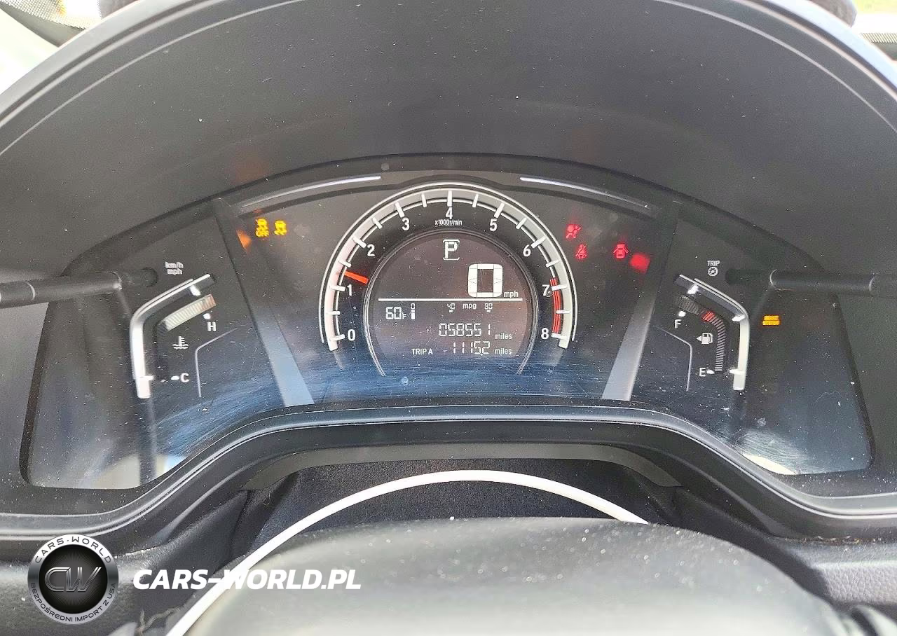2019 Honda Cr-V Lx VIN:2HKRW6H32KH207907 - 9