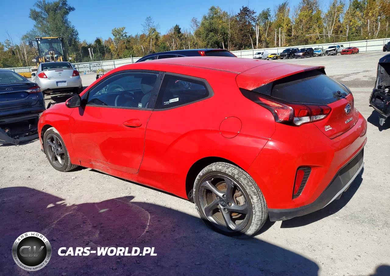2019 Hyundai Veloster 2.0L VIN:KMHTG6AF0KU012381 - 2