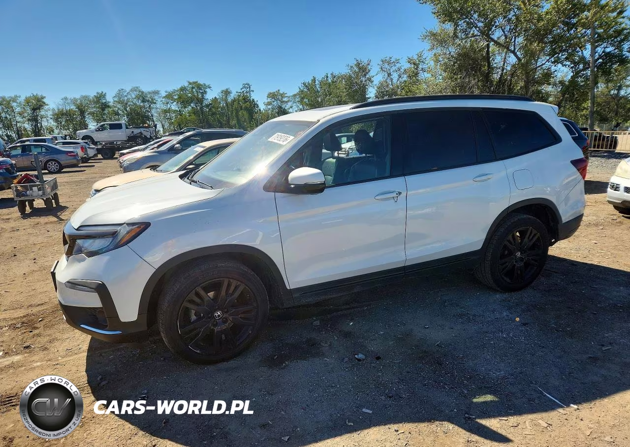 2021 Honda Pilot Awd Black Edition VIN:5FNYF6H74MB056620 - 1