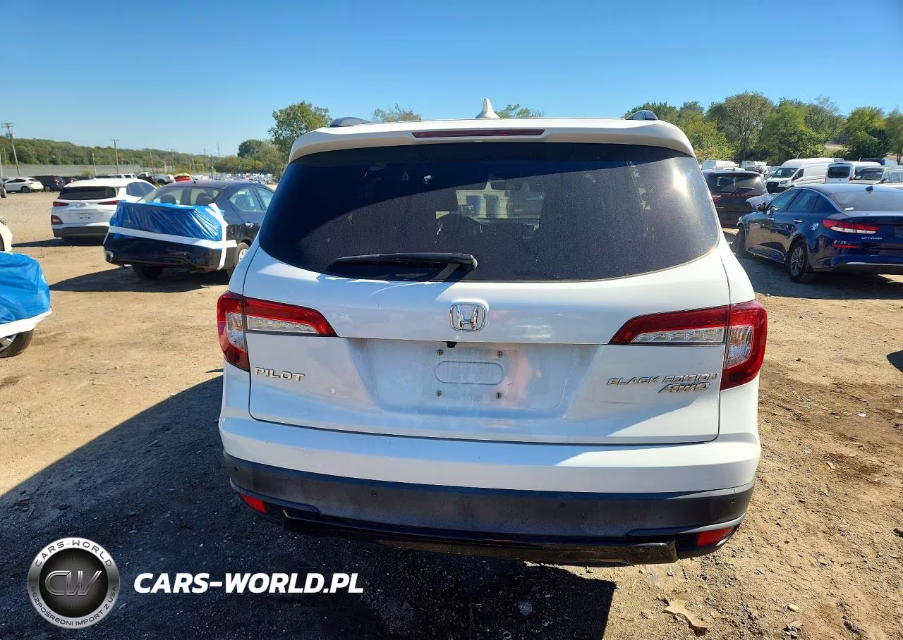 2021 Honda Pilot Awd Black Edition VIN:5FNYF6H74MB056620 - 6