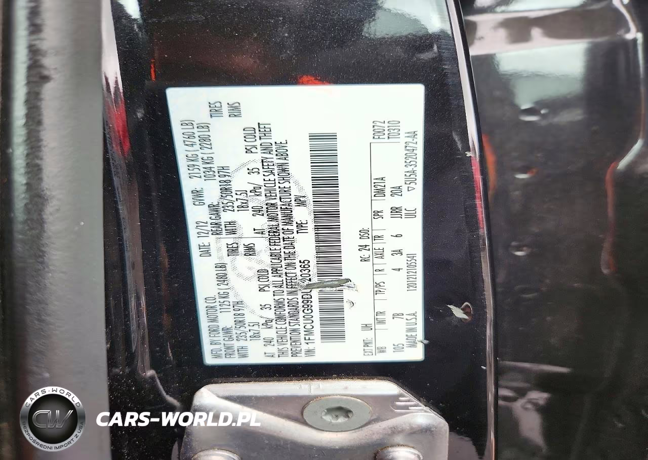 2013 Ford Escape Se VIN:1FMCU0G99DUC20365 - 13