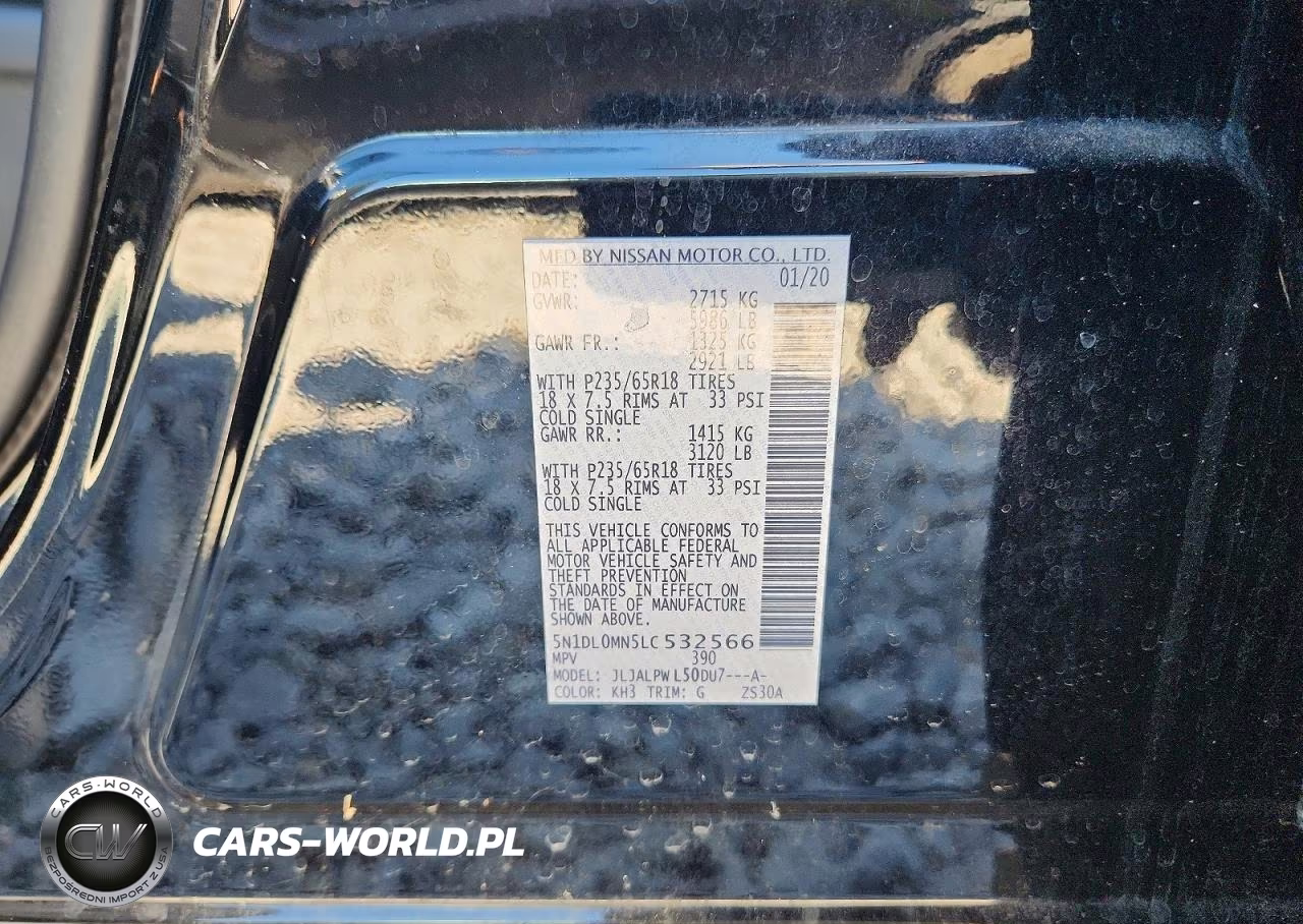 2020 Infiniti Qx60 Pure VIN:5N1DL0MN5LC532566 - 13