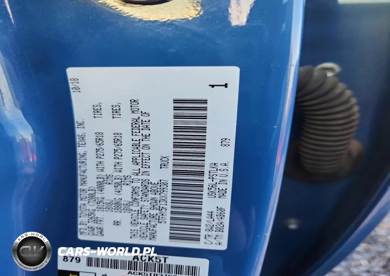 2019 Toyota Tundra Crewmax Limited VIN:5TFHY5F13KX799307 - 12
