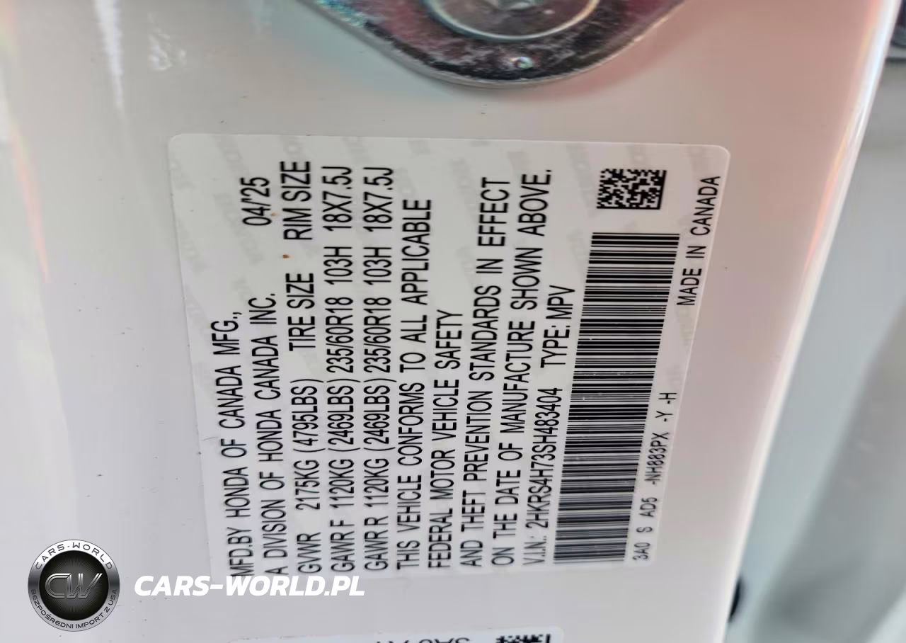 2025 Honda Cr-V Exl VIN:2HKRS4H73SH483404 - 13