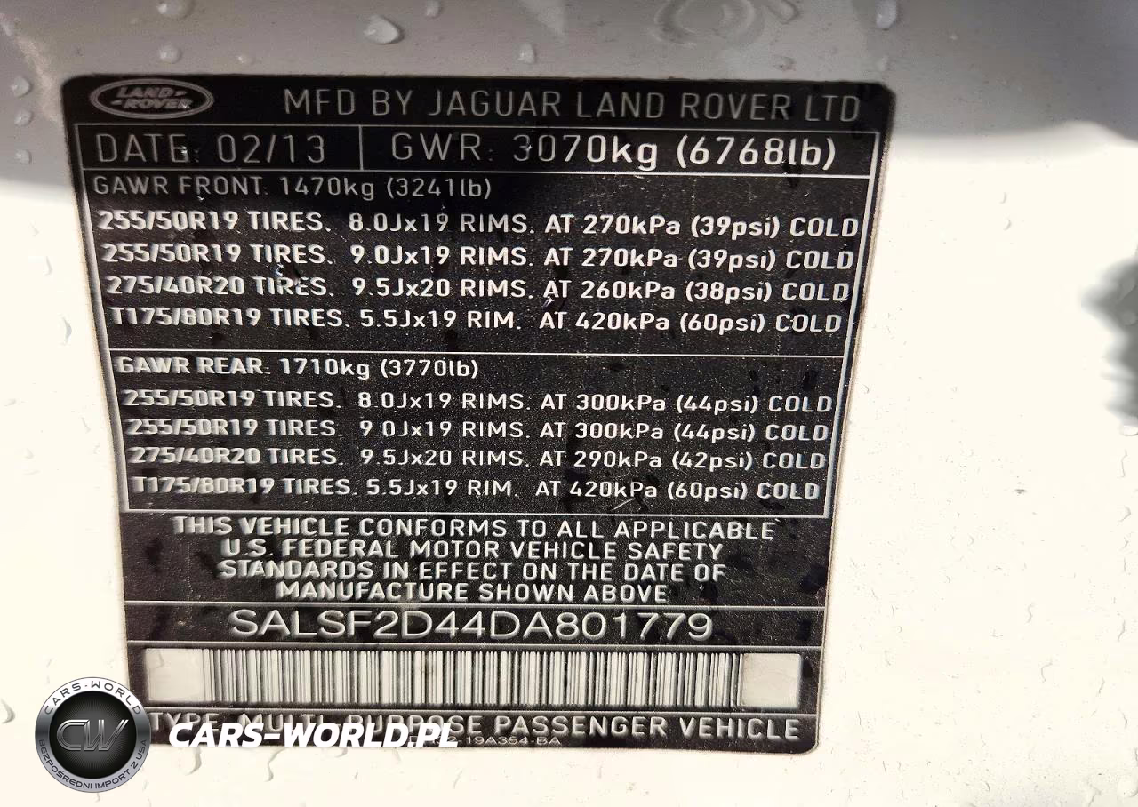 2013 Land Rover Range Rover Sport Hse VIN:SALSF2D44DA801779 - 12