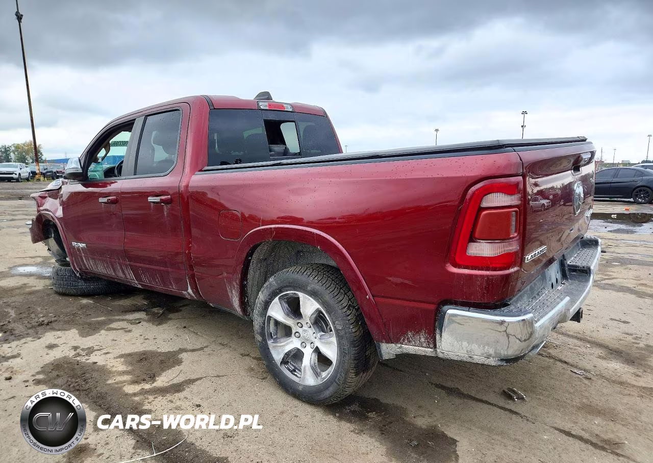2019 Ram 1500 Laramie VIN:1C6SRFDT8KN812620 - 2