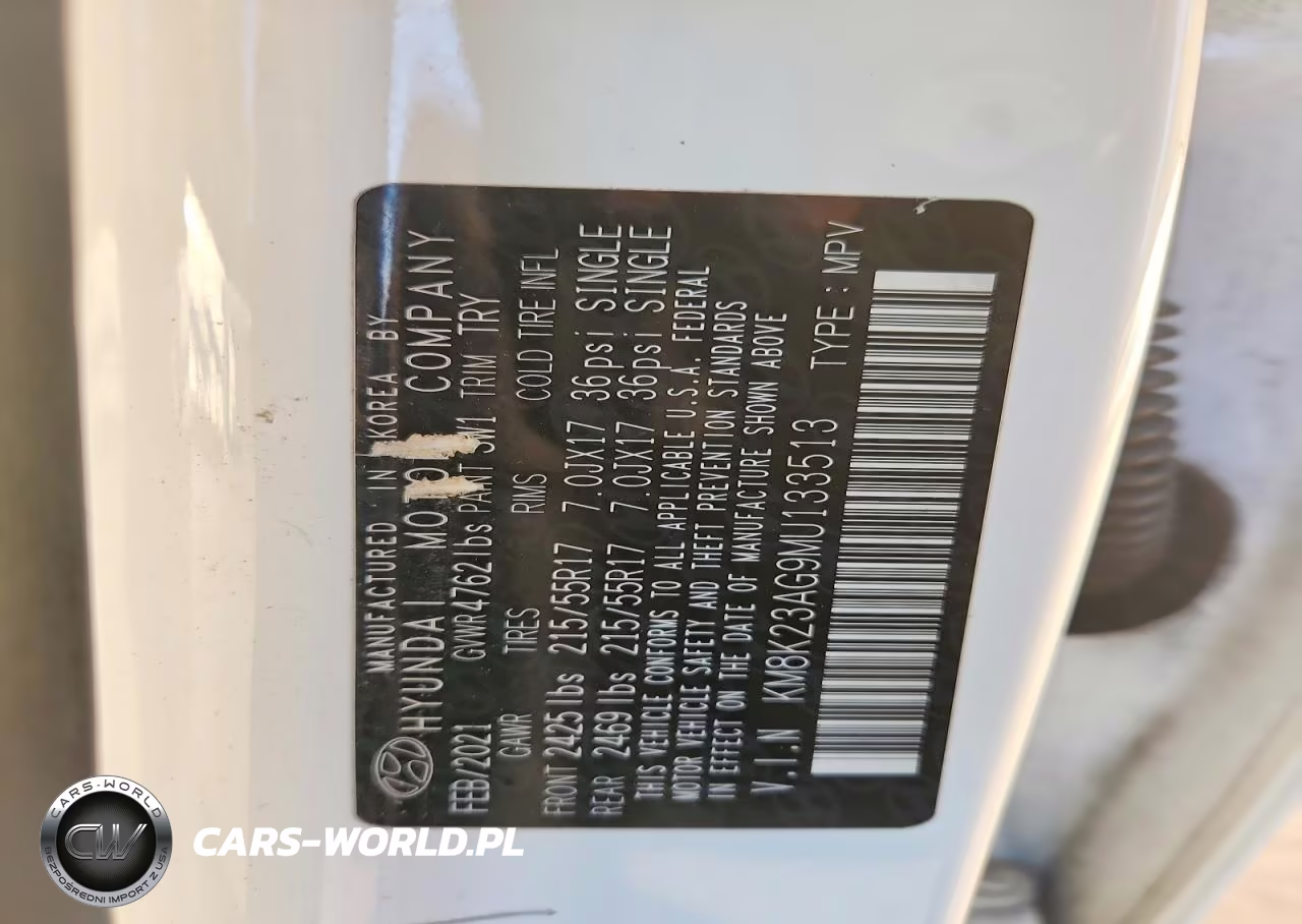 2021 Hyundai Kona Sel VIN:KM8K23AG9MU133513 - 12