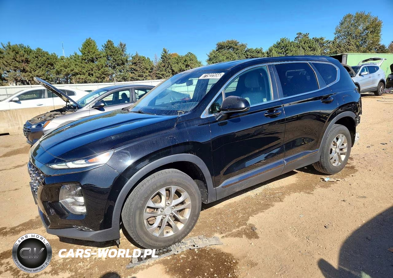 2019 Hyundai Santa Fe Se VIN:5NMS23AD7KH131029 - 1