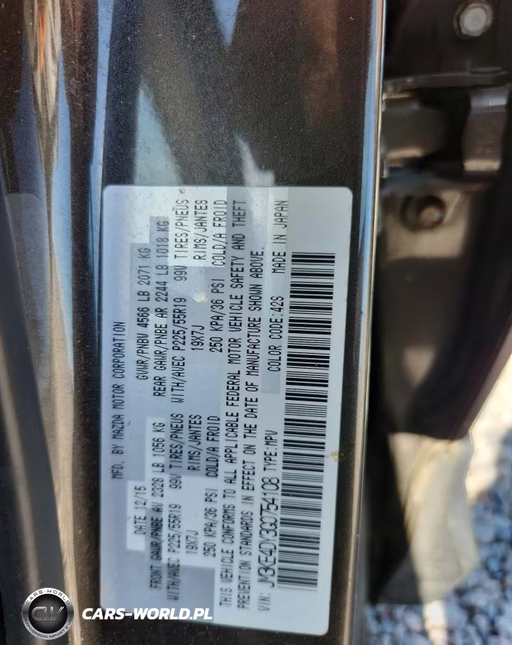 2016 Mazda Cx-5 Gt VIN:JM3KE4DY3G0754108 - 13
