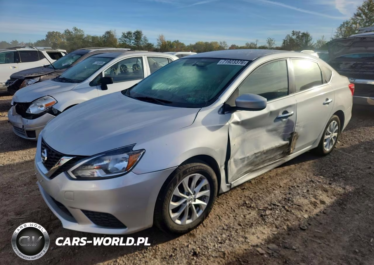 2019 Nissan Sentra Sv VIN:3N1AB7APXKY451368 - 1