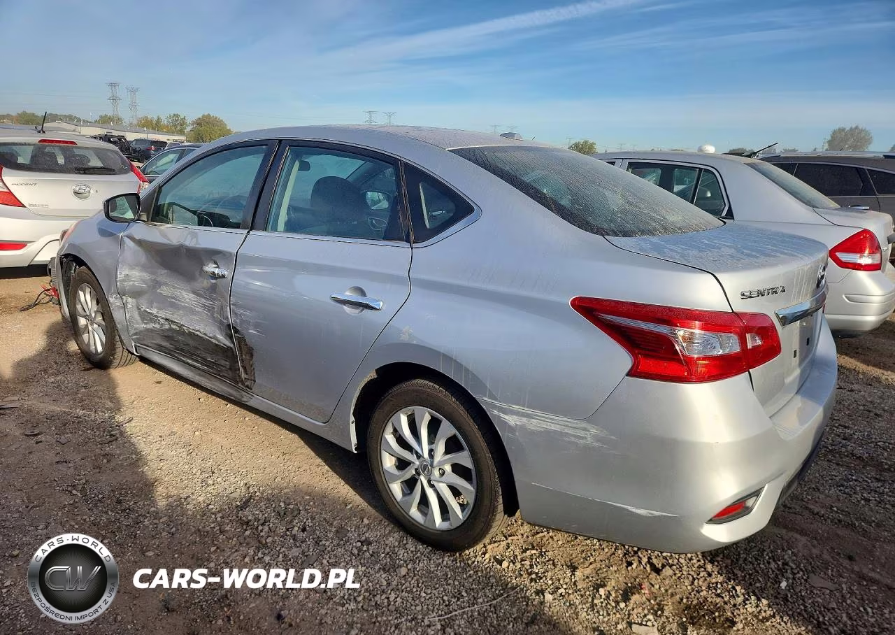 2019 Nissan Sentra Sv VIN:3N1AB7APXKY451368 - 2