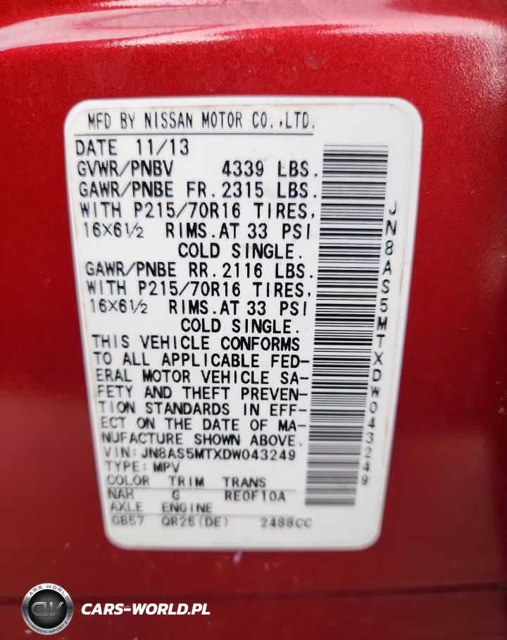 2013 Nissan Rogue S VIN:JN8AS5MTXDW043249 - 13