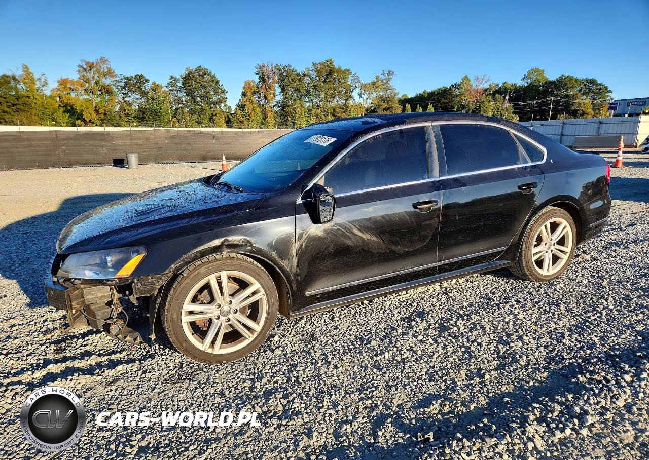 2013 Volkswagen Passat Sel VIN:1VWCN7A32DC007453 - 1