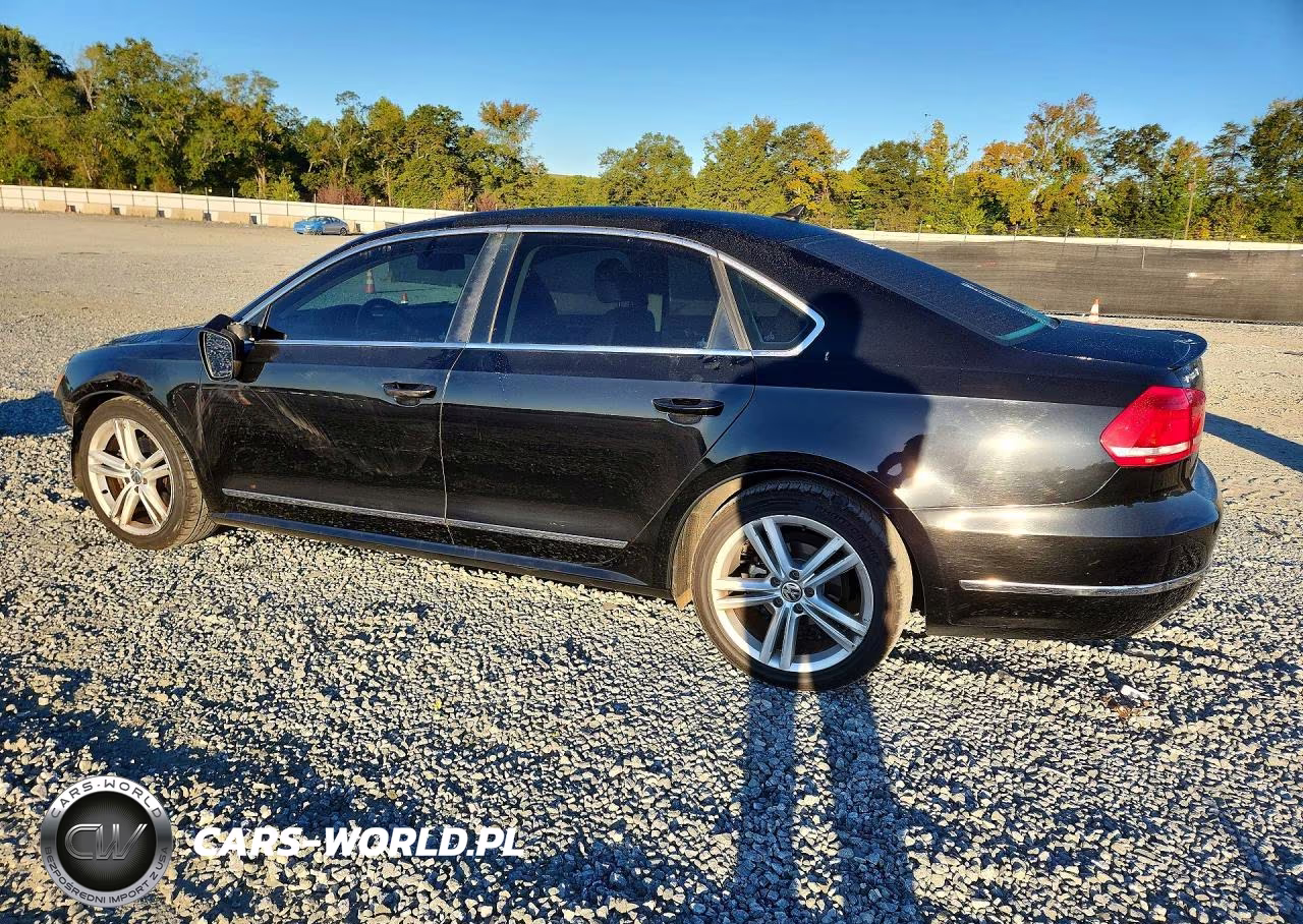 2013 Volkswagen Passat Sel VIN:1VWCN7A32DC007453 - 2