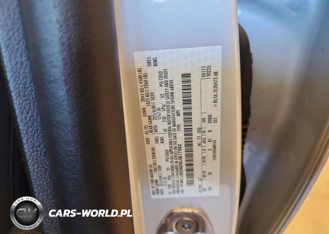 2025 Ford Escape Active VIN:1FMCU9GN0SUB17592 - 14