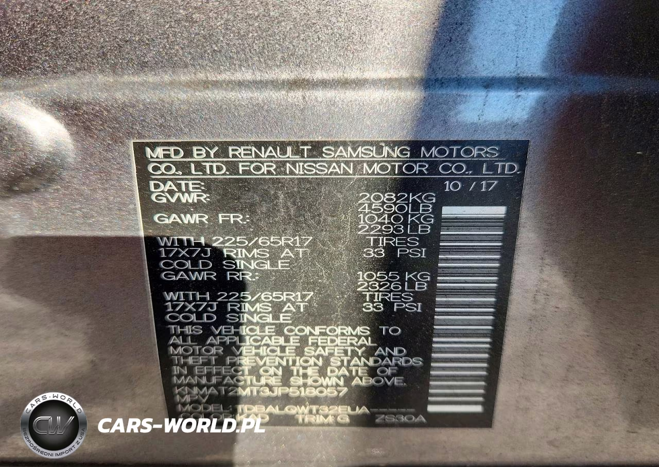 2018 Nissan Rogue Sv VIN:KNMAT2MT3JP518057 - 13