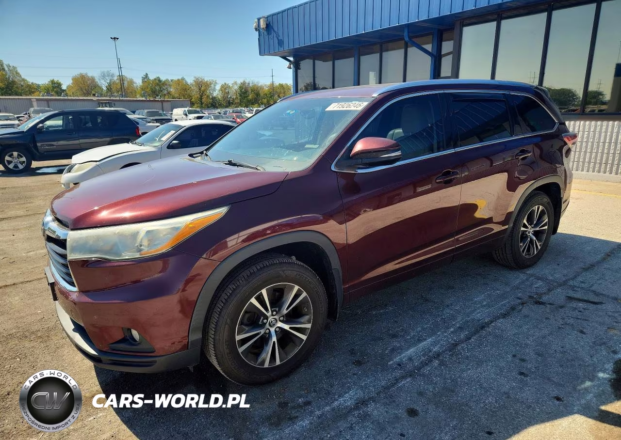 2016 Toyota Highlander Xle – zdjęcie 1 z 14