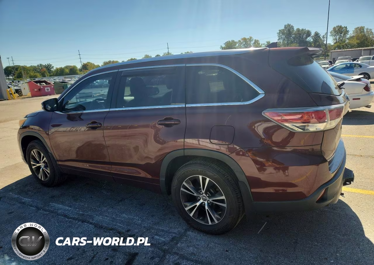 2016 Toyota Highlander Xle VIN:5TDJKRFH6GS313318 - 2