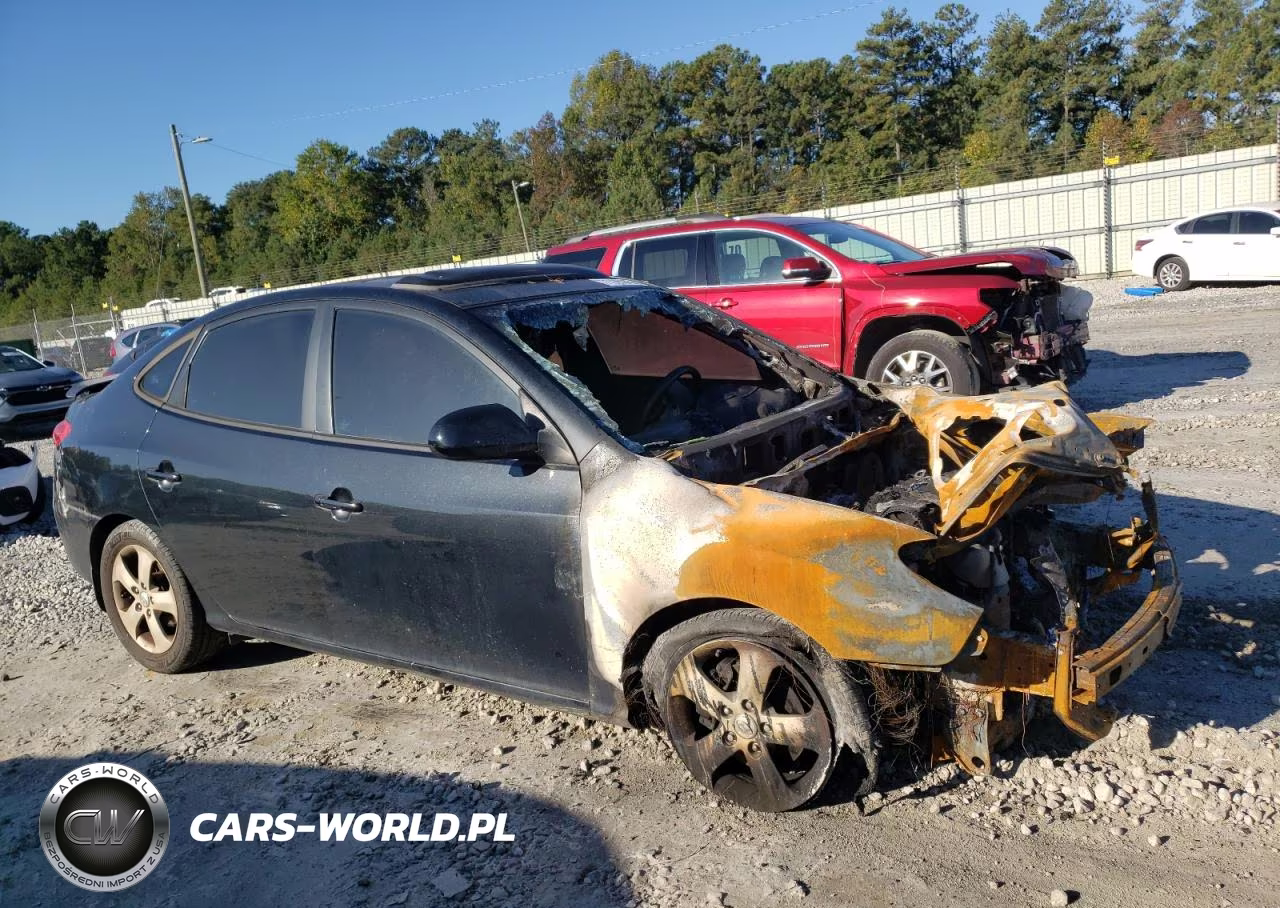 2008 Hyundai Elantra Gls VIN:KMHDU46D68U555154 - 4