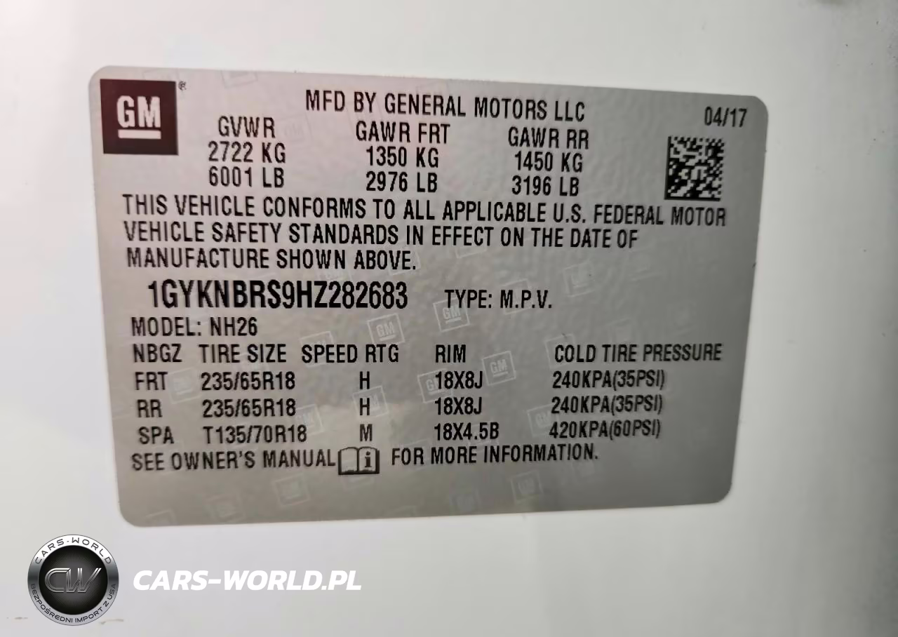 2017 Cadillac Xt5 Luxury VIN:1GYKNBRS9HZ282683 - 13