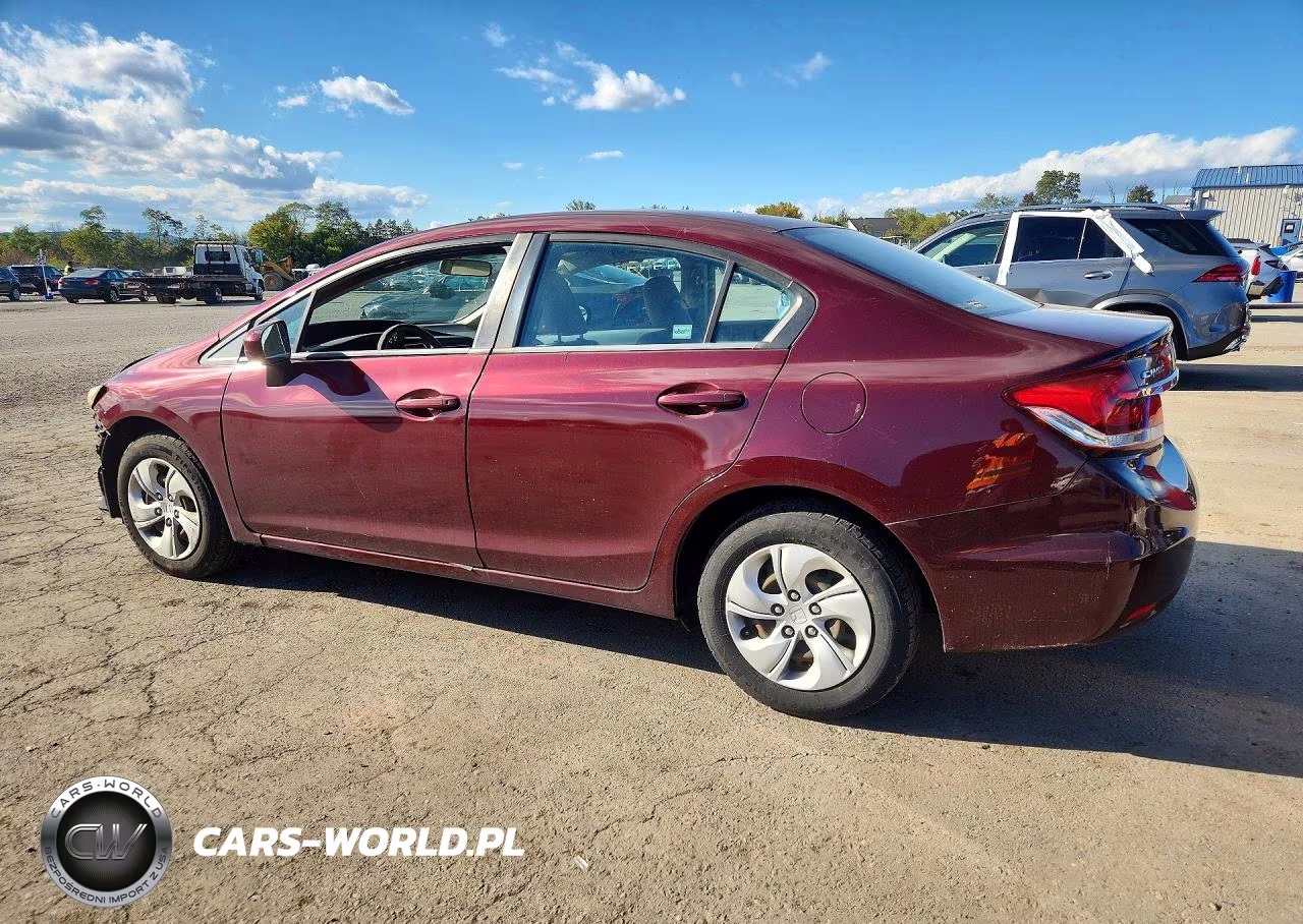 2014 Honda Civic Lx VIN:19XFB2F52EE221116 - 2