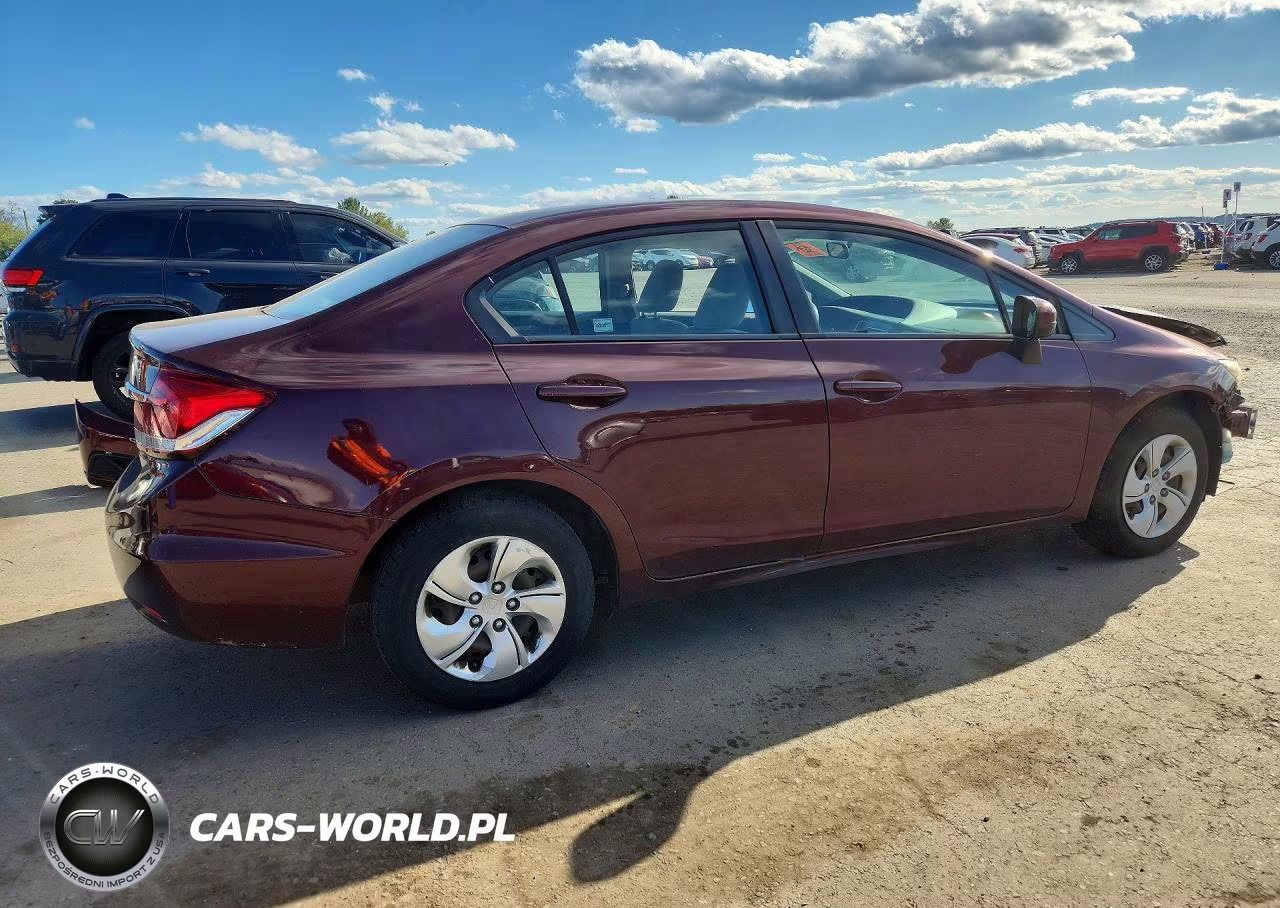2014 Honda Civic Lx VIN:19XFB2F52EE221116 - 3